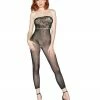 Dreamgirl International HOSIERY 2-in-1 Floral Bodystocking