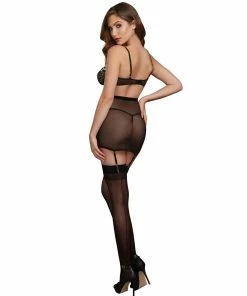 Dreamgirl International 3-Piece Garter Set With Cheetah Print Satin Charmeuse Details Bras & Bralette Sets 8 Dreamgirl International 3-Piece Garter Set With Cheetah Print Satin Charmeuse Details Bras & Bralette Sets