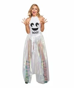 Dreamgirl Costume Babydolls & Chemises Boo-Dy Suit Ghost Bodysuit