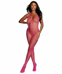 Dreamgirl International Diamond Net Crotchless Bodystocking