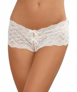 Dreamgirl International Heart Cutout Lace Panty