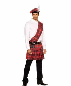 Dreamgirl Costume 'Hot Scottie' Scottish Kilt Babydolls & Chemises
