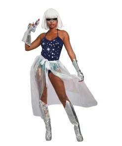 Dreamgirl Costume Iridescent Sparkly Maxi Skirt Babydolls & Chemises