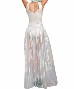 Dreamgirl Costume Iridescent Sparkly Maxi Skirt Babydolls & Chemises