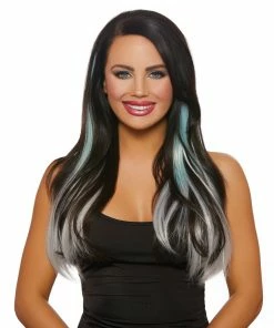 Dreamgirl Costume Babydolls & Chemises Long Straight Ombré Three-Piece Hair Extensions
