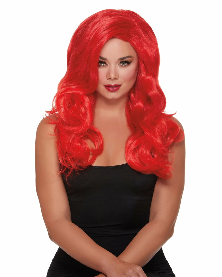 Dreamgirl Costume Long Wavy With Side Part Wig 1 Dreamgirl Costume Long Wavy With Side Part Wig