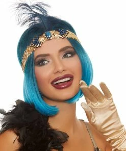 Dreamgirl Costume Babydolls & Chemises Mid-Length Ombré Bob Wig