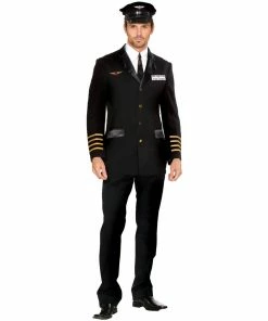 Dreamgirl Costume Mile-High Pilot 'Hugh Jorgan' Babydolls & Chemises