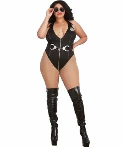 Dreamgirl International VERY SEXY Plus Size Cop-Themed Teddy Bedroom Costume Play Set 7 Dreamgirl International VERY SEXY Plus Size Cop-Themed Teddy Bedroom Costume Play Set