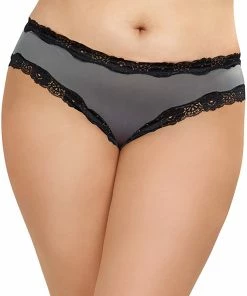 Dreamgirl International Plus Size Criss-Cross Back Cheeky Panty LINGERIE
