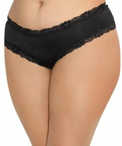 Dreamgirl International Plus Size Criss-Cross Back Cheeky Panty