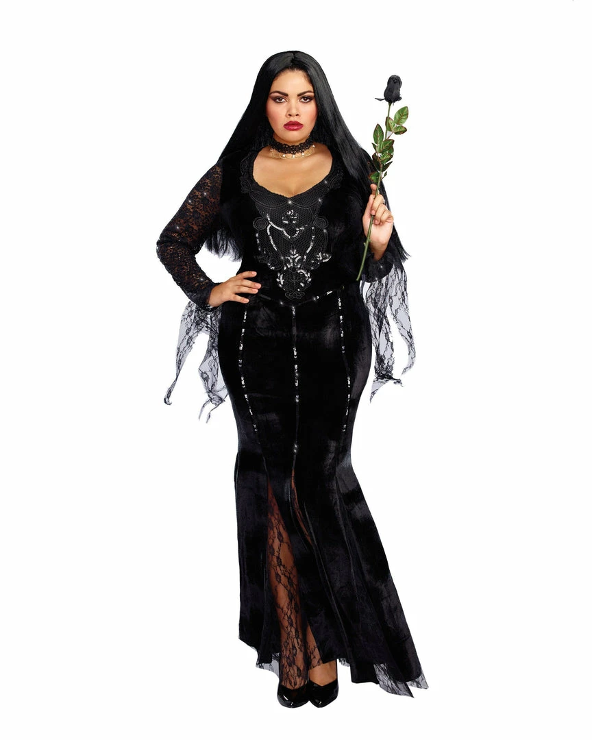 Dreamgirl Costume Babydolls & Chemises Plus Size Frightfully Beautiful 1 Dreamgirl Costume Babydolls & Chemises Plus Size Frightfully Beautiful