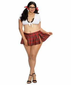 Dreamgirl International VERY SEXY Plus Size Homeroom Hottie Roleplay Set