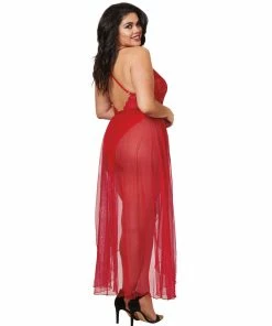 Dreamgirl International Plus Size Mosaic Lace Teddy & Sheer Skirt LINGERIE 20 Dreamgirl International Plus Size Mosaic Lace Teddy & Sheer Skirt LINGERIE