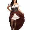 Dreamgirl Costume Plus Size Saloon Gal
