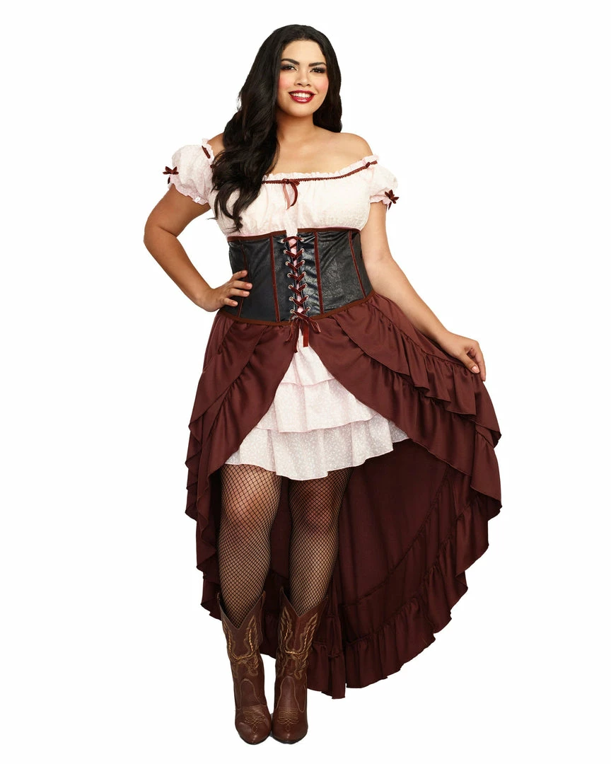 Dreamgirl Costume Plus Size Saloon Gal 1 Dreamgirl Costume Plus Size Saloon Gal