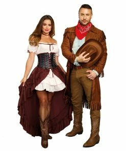 Dreamgirl Costume Plus Size Saloon Gal