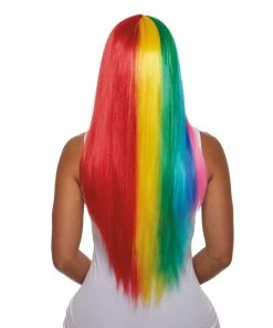 Dreamgirl Costume Babydolls & Chemises Primary Rainbow Wig