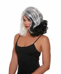Dreamgirl Costume Babydolls & Chemises Split Hues Glam Wig
