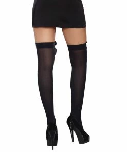 Dreamgirl Costume Versatile Bow Top Stockings